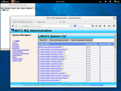 MO71 serving HTML Pages on Fedora